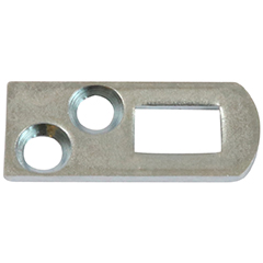 Skabshængsel 50 mm-17/20 – udenpåliggende låger med skarpe hjørner, venstrehængt – grå Skabshængsel 50 mm-17/20 – udenpåliggende låger med skarpe hjørner, venstrehængt – grå