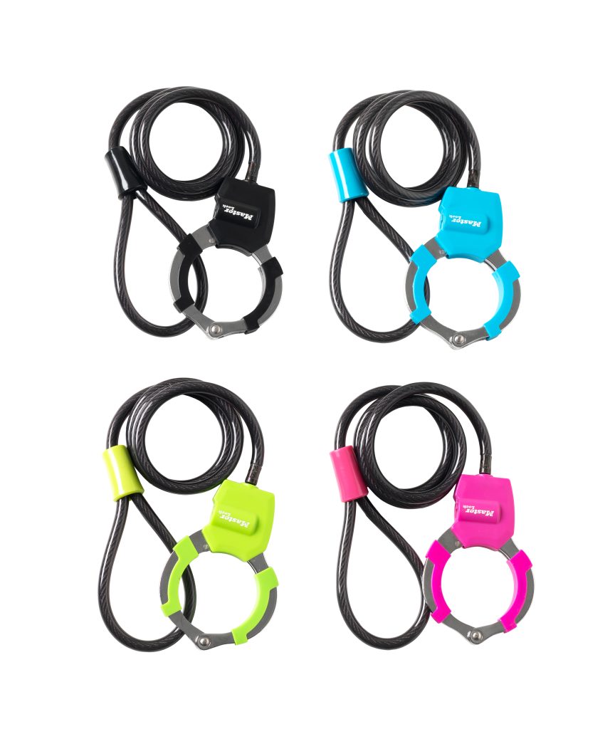 Kabellås til løbehjul – ass. farver Kabellås til løbehjul – ass. farver