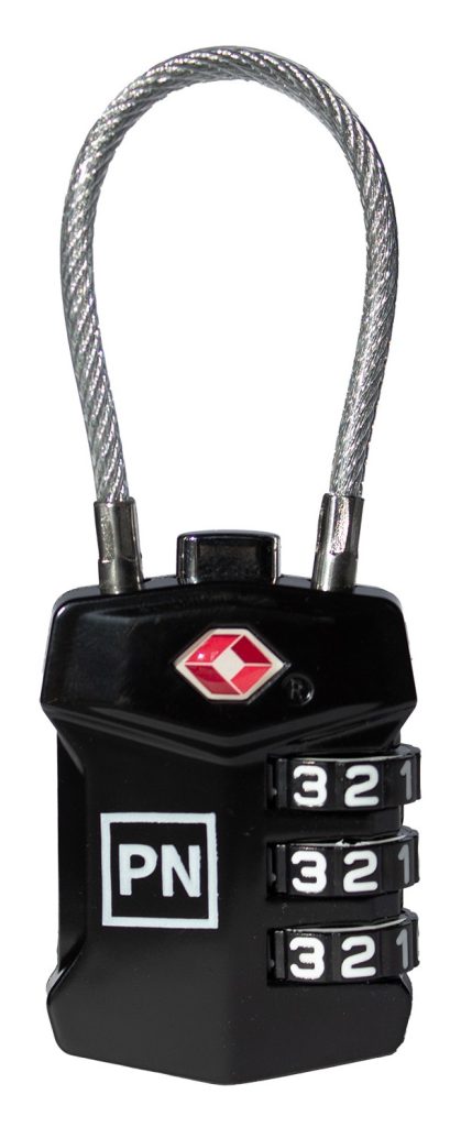 Hængelås 32 mm – TSA godkendt – Kodelås – Sort Hængelås 32 mm – TSA godkendt – Kodelås – Sort