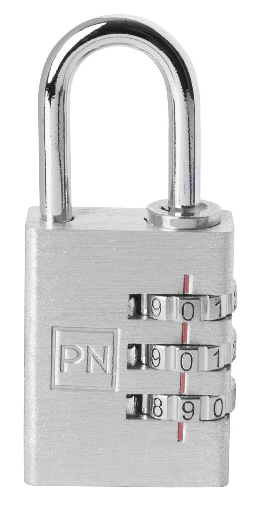 Hængelås 30 mm – Kodelås – Aluminium