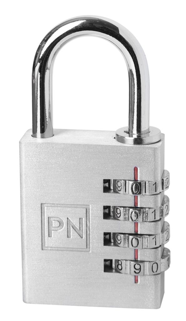 Hængelås 40 mm – Kodelås – Aluminium