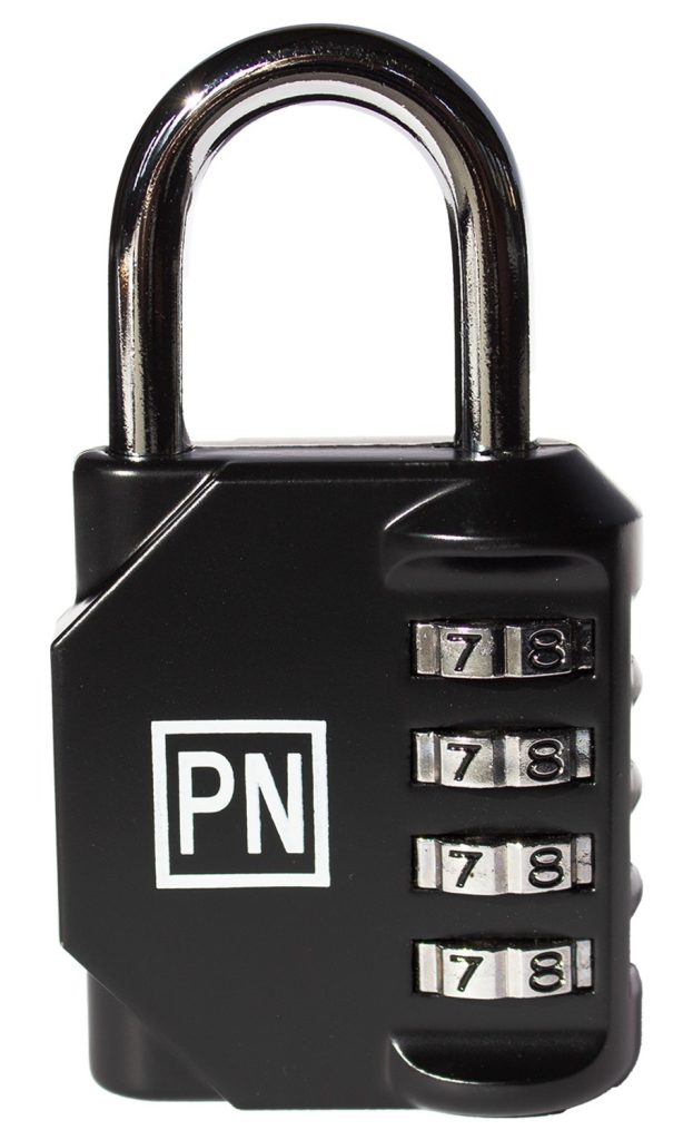 Hængelås 42 mm – Kodelås – Sort